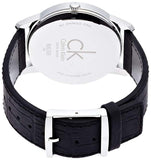 Calvin Klein City Quartz Black Dial Black Leather Strap Watch for Men - K2G2G1C3 Buy Now By Calvin Klein