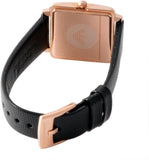 Emporio Armani Gianni T Bar Quartz White Dial Black Leather Strap Watch For Women - AR11408 Buy Now By Emporio Armani