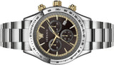 Versace Classic Chronograph Quartz Black Dial Silver Steel Strap Watch For Men - VEV700419 Buy Now By Versace