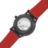 Emporio Armani Meccanico Skeleton Black Dial Black Leather Strap Watch For Men - AR60046 Buy Now By Emporio Armani