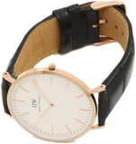 Daniel Wellington Classic Reading White Dial Black Leather Strap Watch For Men - DW00100014 Buy Now By Daniel Wellington