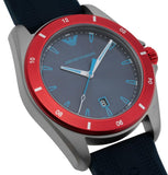 Emporio Armani Sigma Quartz Blue Dial Blue Silicone Strap Watch For Men - AR11217 Buy Now By Emporio Armani