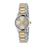 Gucci G Timeless Quartz Diamonds Silver Dial Two Tone Steel Strap Watch For Women - YA1265016 Buy Now By Gucci