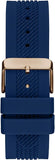 Guess Delta Blue Dial Blue Silicone Strap Watch for Men - GW0051G3 Buy Now By Guess