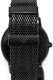 Emporio Armani Luigi White Dial Black Mesh Bracelet Watch For Men - AR11046 Buy Now By Emporio Armani