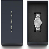Daniel Wellington Iconic Link Unitone Silver Dial Silver Steel Strap Watch For Women - DW00100402 Buy Now By Daniel Wellington