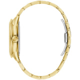 Bulova BVA Skeleton Silver Dial Gold Steel Strap Watch for Men - 97A108 Buy Now By Bulova