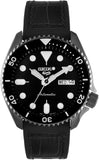 Seiko 5 Sport Automatic Black Dial Black Silicone Strap Watch For Men - SRPD65K3 Buy Now By Seiko