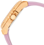 Guess Starlight Diamonds White Dial Purple Rubber Strap Watch for Women - W0846L6 Buy Now By Guess