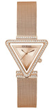 Guess Fame Diamonds Rose Gold Dial Rose Gold Mesh Bracelet Watch for Women - GW0508L3 Buy Now By Guess