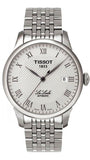 Tissot T Classic Le Locle Automatic White Dial Silver Steel Strap Watch For Men - T41.1.483.33