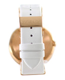 Versace V Metal Icon Gold Dial White & Gold Strap Watch for Women - VLC040014 Buy Now By Versace