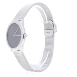 Calvin Klein Minimal Grey Dial Silver Mesh Bracelet Watch for Women - K3M221Y3 Buy Now By Calvin Klein