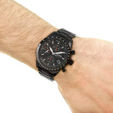 Hugo Boss Aero Black Dial Black Steel Strap Watch for Men - 1513771 Buy Now By Hugo Boss