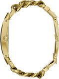 Guess Mod Heavy Metal Gold Dial Gold Steel Strap Watch For Women - W1117L2 Buy Now By Guess