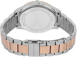 Michael Kors Layton Three Hand Mother of Pearl White Dial Two Tone Steel Strap Watch For Women - MK6849 Buy Now By Michael Kors