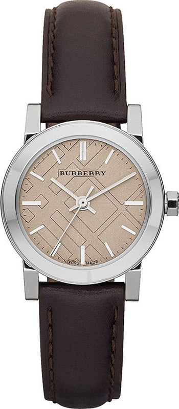 Burberry The City Beige Dial Brown Leather Strap Watch for Women - BU9208 Buy Now By Burberry