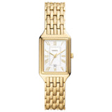 Fossil Raquel Three Hand Date White Dial Gold Steel Strap Watch For Women - ES5220 Buy Now By Fossil