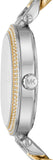 Michael Kors Catelyn Three-Hand Crystals Silver Dial Two Tone Steel Strap Watch for Women - MK4633 Buy Now By Michael Kors