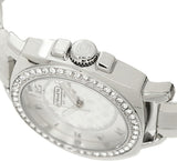 Coach Mini Boyfriend Diamonds Silver Dial Silver Steel Strap Watch for Women - 14501699 Buy Now By Coach
