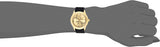 Guess G Twist Gold Dial Black Leather Strap Watch for Women - W0911L3 Buy Now By Guess