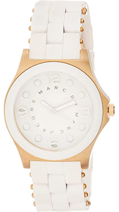 Marc Jacobs Pelly White Dial White SIlicone Strap Watch for Women - MBM2525 Buy Now By Marc Jacobs