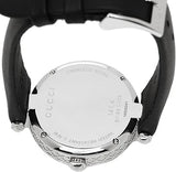 Gucci Diamantissima Diamonds Black Dial Black Leather Strap Watch For Women - YA141403 Buy Now By Gucci
