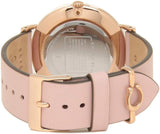 Coach Perry Rose Gold Dial Pink Leather Strap Watch for Women - 14503332-C Buy Now By Coach