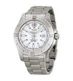 Breitling Colt Automatic Silver Dial Black Leather Mens Watch - A1738811/G791/173A Buy Now By Breitling