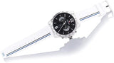 Tommy Hilfiger Multifunction Black Dial White Rubber Strap Watch for Men - 1791475 Buy Now By Tommy Hilfiger