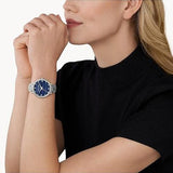 Michael Kors Pyper Blue Dial Silver Steel Strap Watch For Women - MK4671 Buy Now By Michael Kors