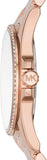 Michael Kors Whitney Quartz White Dial Rose Gold Steel Strap Watch For Women - MK6694 Buy Now By Michael Kors