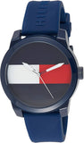 Tommy Hilfiger Denim Quartz Blue Dial Blue Rubber Strap Watch for Men - 1791322 Buy Now By Tommy Hilfiger