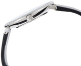 Calvin Klein Rise White Grey Dial Black Leather Strap Watch for Women - K7A231C3 Buy Now By Calvin Klein