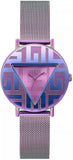 Guess Iconic Quartz Multicolor Dial Multicolor Mesh Bracelet Watch For Women - GW0479L1 Buy Now By Guess