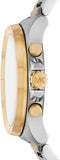 Michael Kors Brecken Chronograph White Dial Two Tone Steel Strap Watch For Men - MK9064 Buy Now By Michael Kors