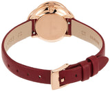 Swarovski Crystal Flower Red Dial Red Leather Strap Watch for Women - 5552780 Buy Now By Swarovski