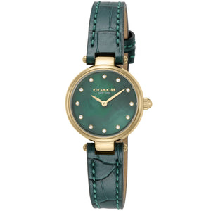 Coach Park Analog Green Dial Green Leather Strap Watch for Women - 14503534 Buy Now By Coach