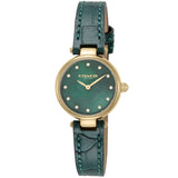 Coach Park Analog Green Dial Green Leather Strap Watch for Women - 14503534 Buy Now By Coach