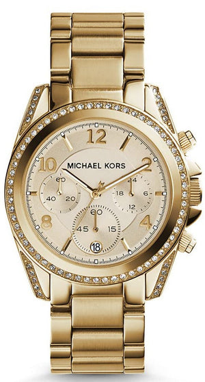 Michael Kors Runway Gold Dial Gold Steel Strap Watch for Women - MK5166 Buy Now By Michael Kors