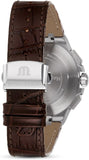 Maurice Lacroix Aikon Chronograph White Dial Brown Leather Strap Watch For Men - AI1018-PVY11-132-1 Buy Now By Maurice Lacroix