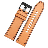 Diesel Mega Chief Chronograph Black Dial Brown Leather Strap Watch For Men - DZ4476 Buy Now By Diesel