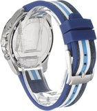 Michael Kors Brecken Chronograph Blue Dial Two Tone PVC Strap Watch For Men - MK8950 Buy Now By Michael Kors