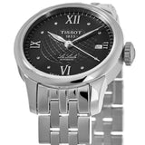 Tissot Le Locle Automatic Lady Black Dial Silver Steel Strap Watch For Women - T41.1.183.56 Buy Now By Tissot