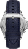 Michael Kors Everest Chronograph Black Dial Blue Leather Strap Watch For Men - MK9091 Buy Now By Michael Kors