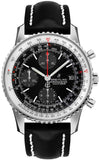 Breitling Navitimer 1 Chronograph 41mm Automatic Black Dial Black Leather Strap Mens Watch - A13324121B1P1 Buy Now By Breitling