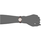Gucci G Interlocking Mother of Pearl Dial Brown Leather Strap Watch For Women - YA133516 Buy Now By Gucci