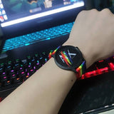 Armani Exchange Cayde Analog Black Dial Black Leather Strap Watch For Men - AX7120 Buy Now By Armani Exchange