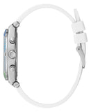 Guess Glitz Pride Limited Edition White Dial White Rubber Strap Watch for Women - GW0407L4 Buy Now By Guess