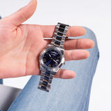 Guess Connoisseur Blue Dial Silver Steel Strap Watch for Men - GW0265G7 Buy Now By Guess